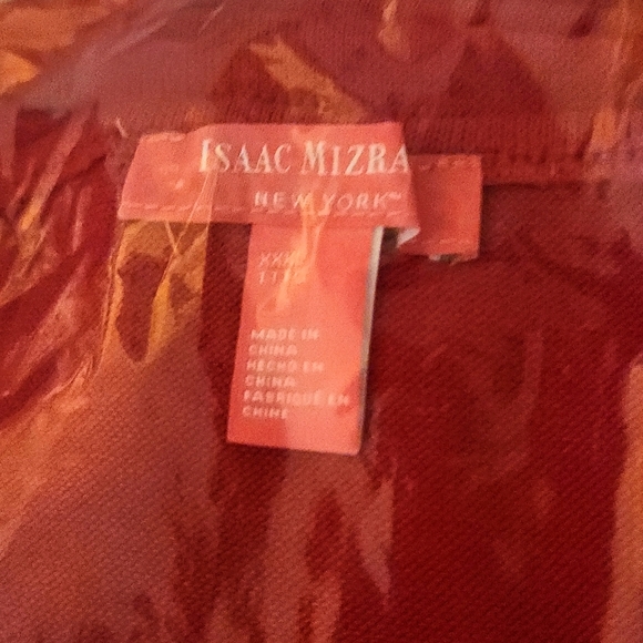 NWT Isaac Mizrahi Knit Top Roll Sleeve - Picture 4 of 4